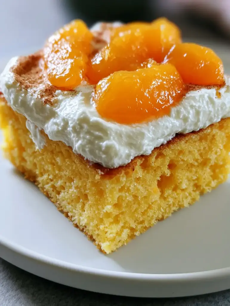 Fantakuchen: The Authentic German Orange Soda Cake Recipe 1 Macro view of juicy mandarin segments nestled in white Schmand frosting on Fantakuchen.