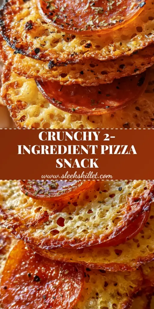 A tall stack of Pepperoni Cheese Crisps on crumpled white parchment paper featuring toasted lacy parmesan bases and curled pepperoni edges.
