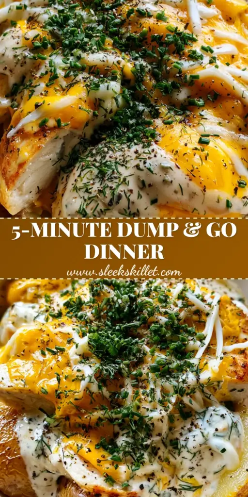 Slow cooker cheesy ranch chicken and potatoes: The Ultimate Comfort Food 3 A close-up shot of slow cooker cheesy ranch chicken and potatoes in a white bowl showing melted mozzarella and cheddar cheese with fresh chives.